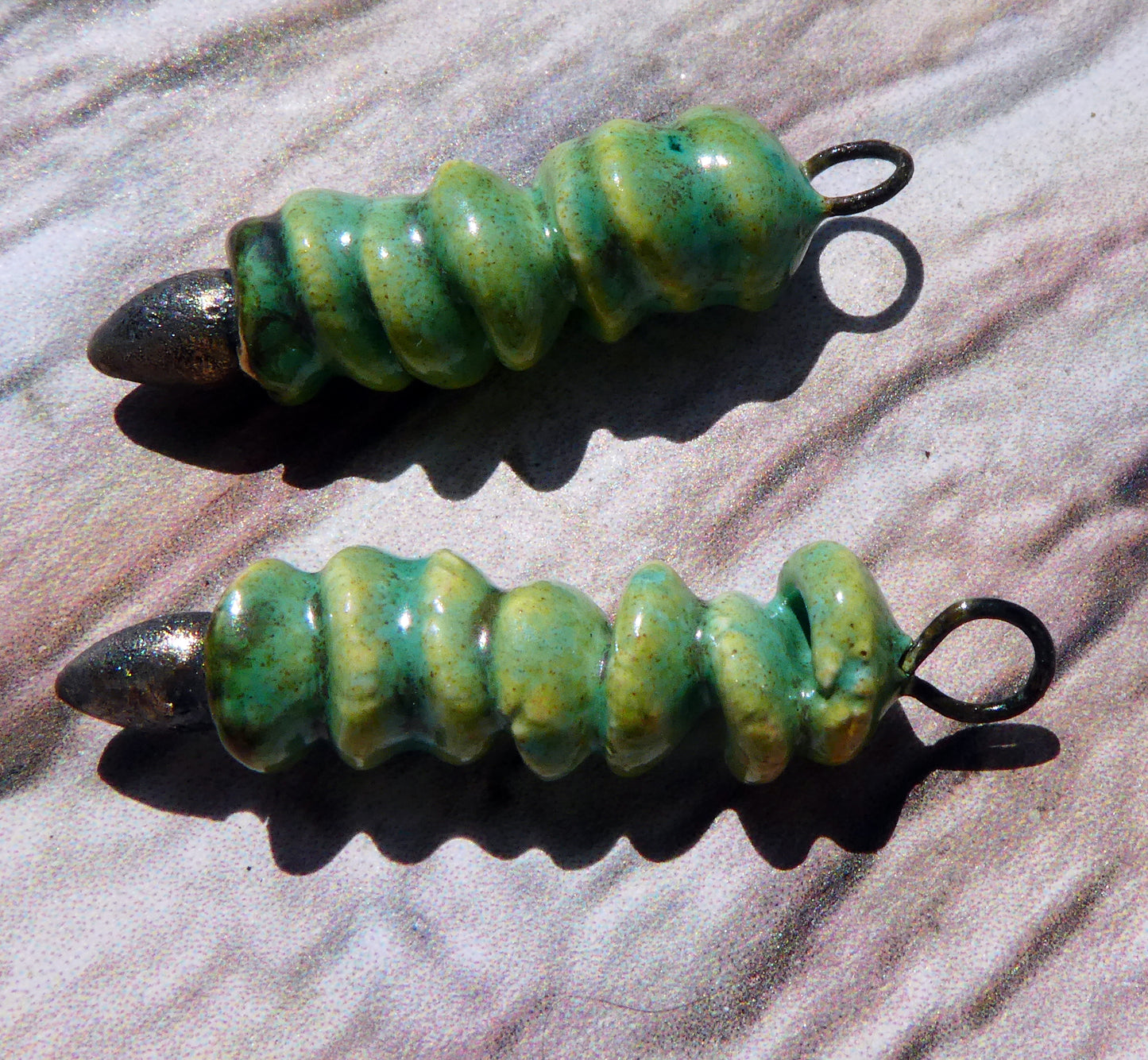 Ceramic Catkin Charms - Supernova
