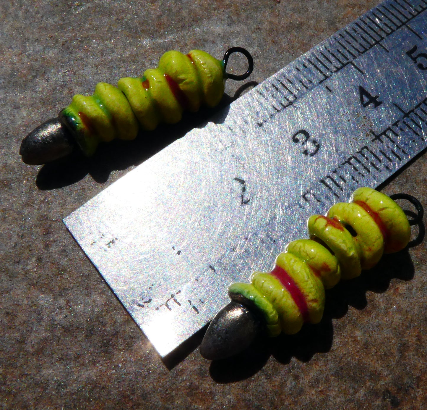 Ceramic Catkin Charms - Cherry Limeade