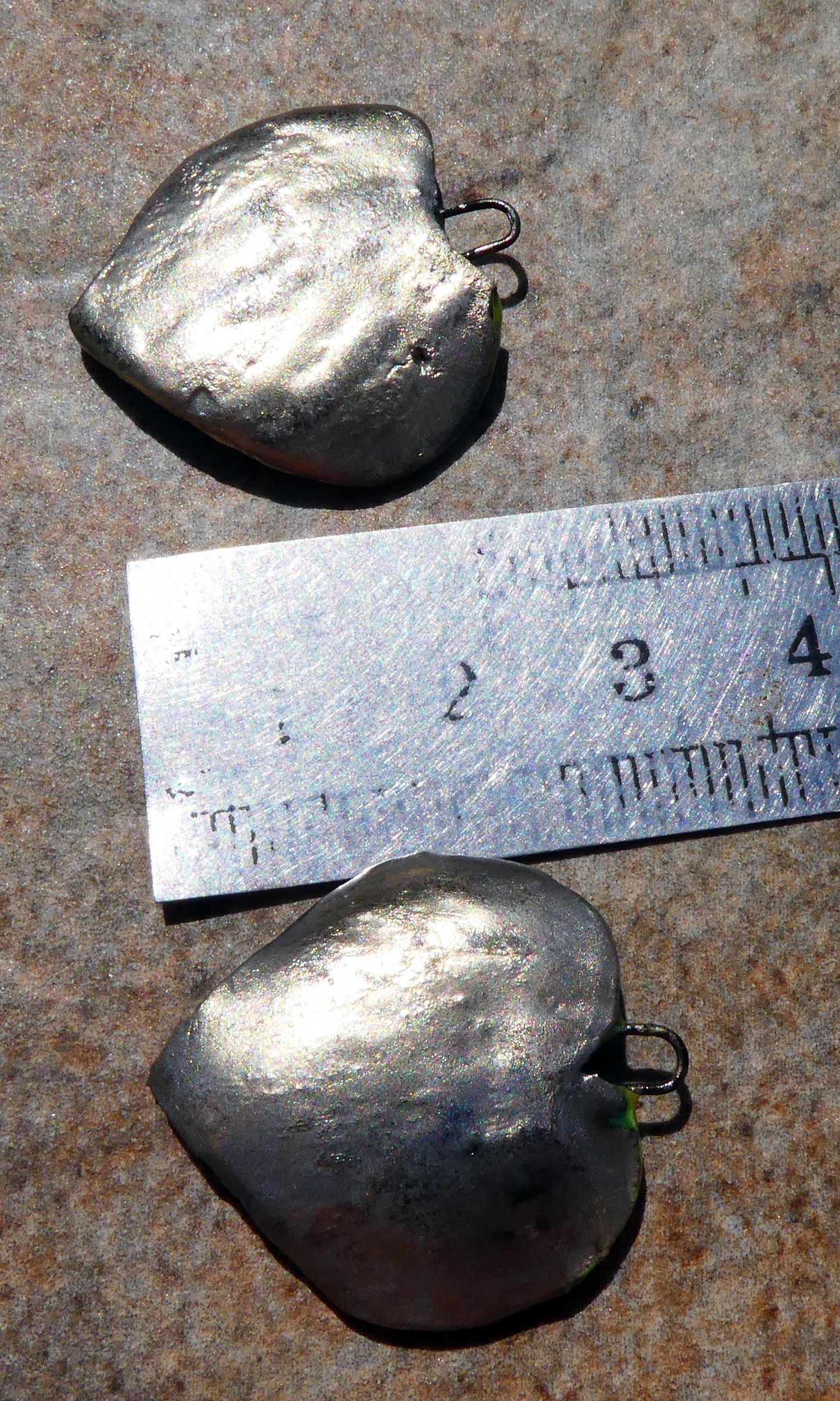 Ceramic Super Slim Spring Leaf Earring Charms #7