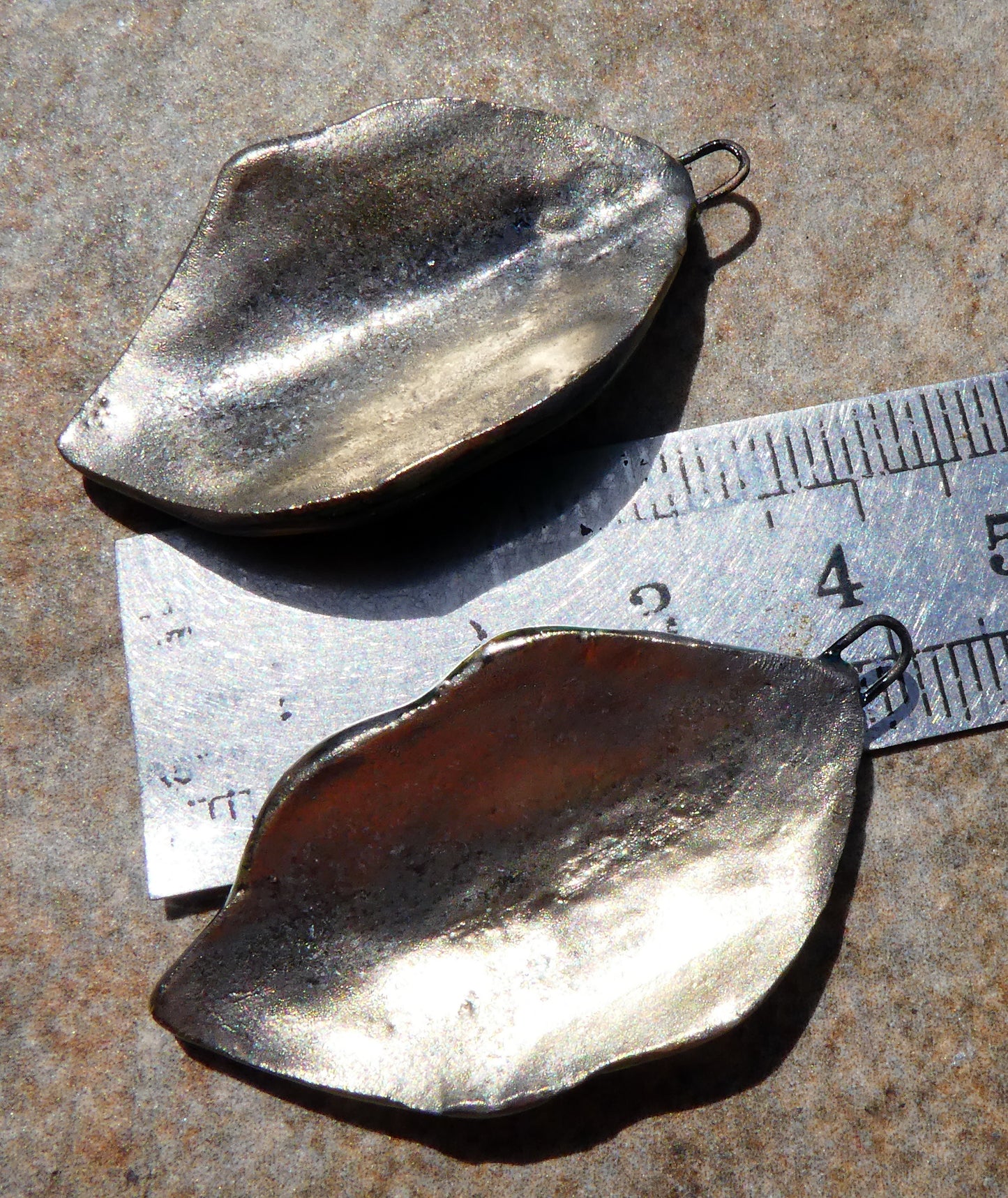Ceramic Super Slim Spring Leaf Earring Charms #18