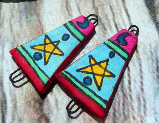 Ceramic Decorative Wedge Totem Connectors #3