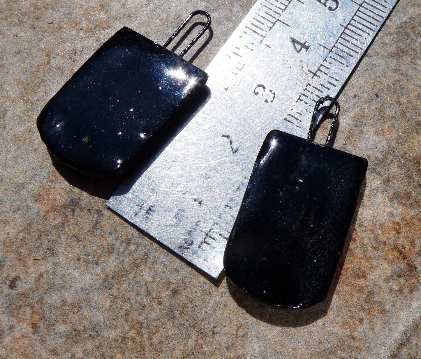 Ceramic Sgraffito Charms -Saffron