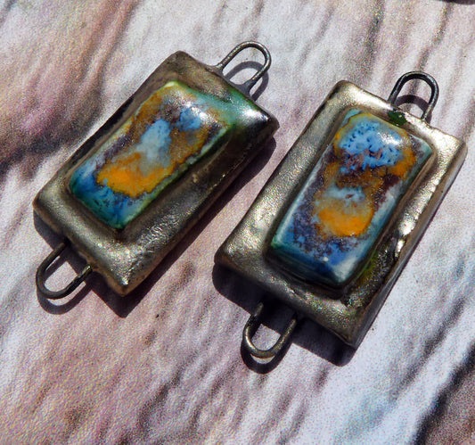 Ceramic Rectangle Moulded Connectors - Outer Space