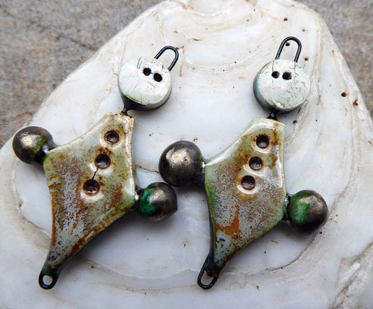 Ceramic Simple Souls Connectors - Stone