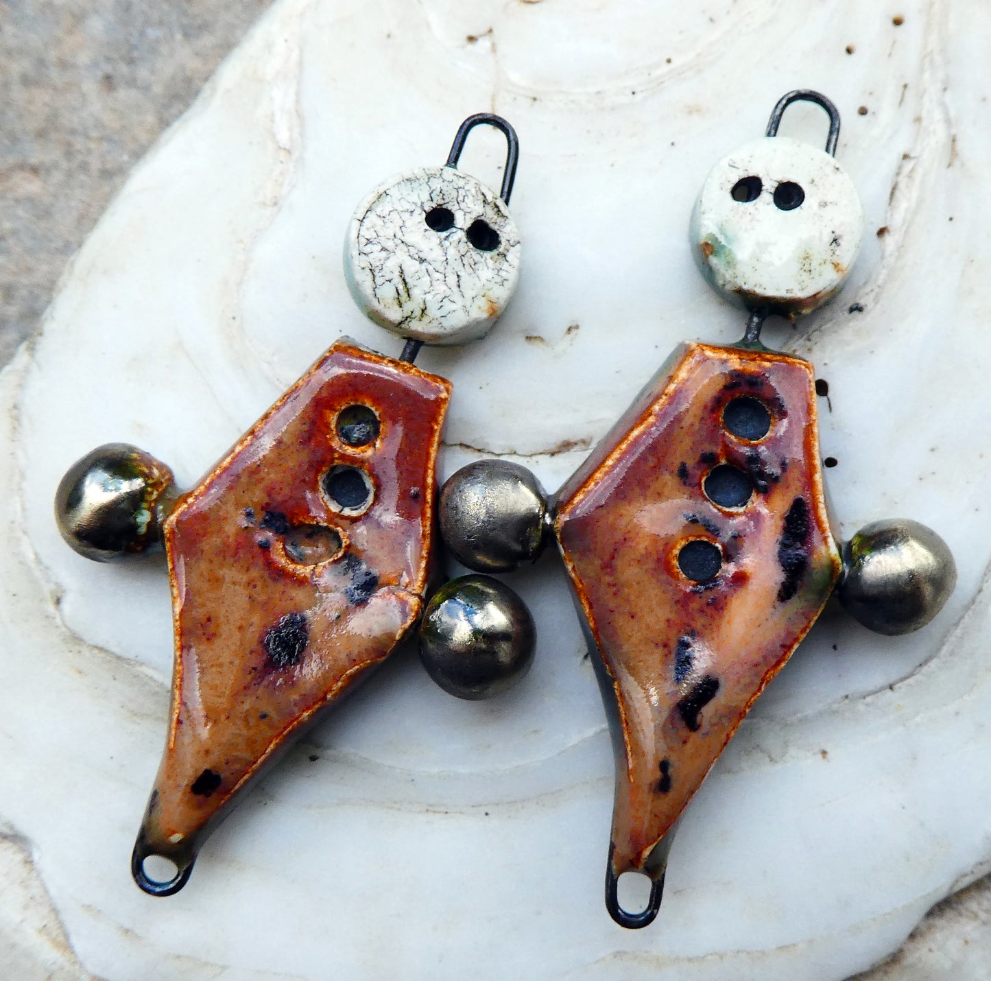 Ceramic Simple Souls Connectors - Painted Desert