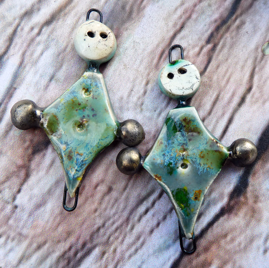 Ceramic Simple Souls Connectors - Mountain Moss