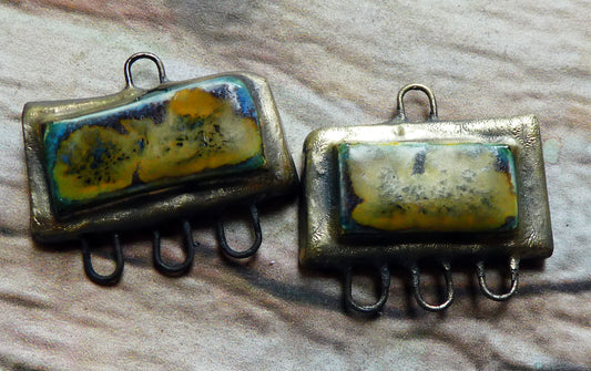 Ceramic Moulded Oblong Connectors- Outer Space