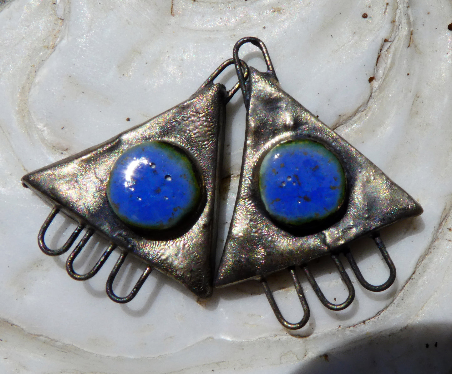 Ceramic Moulded Three Hoop Triangle Connectors - Ohio