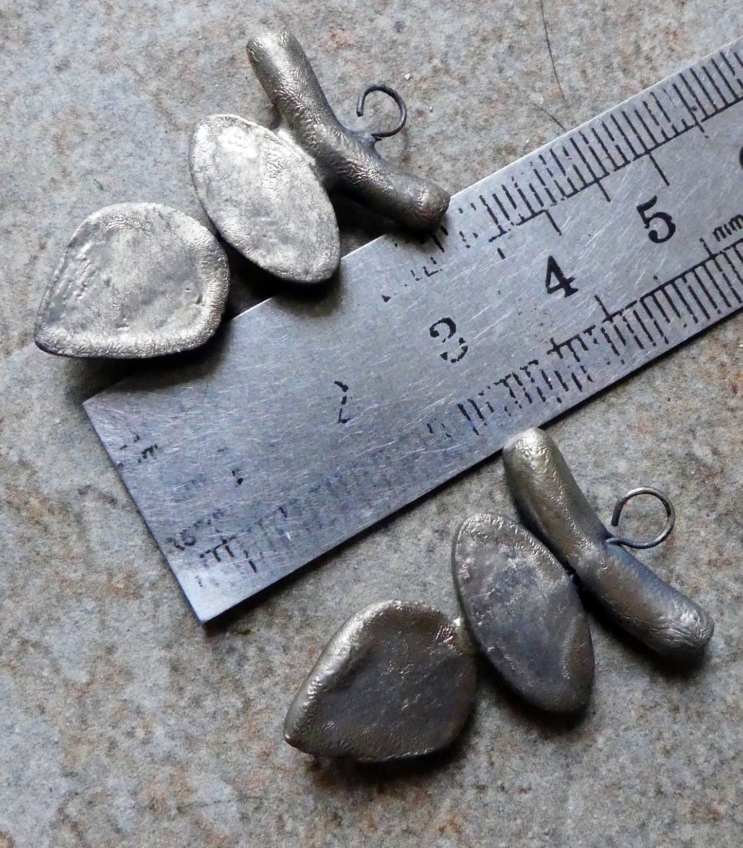 Ceramic Moulded Goddess Stack Charms -Ohio