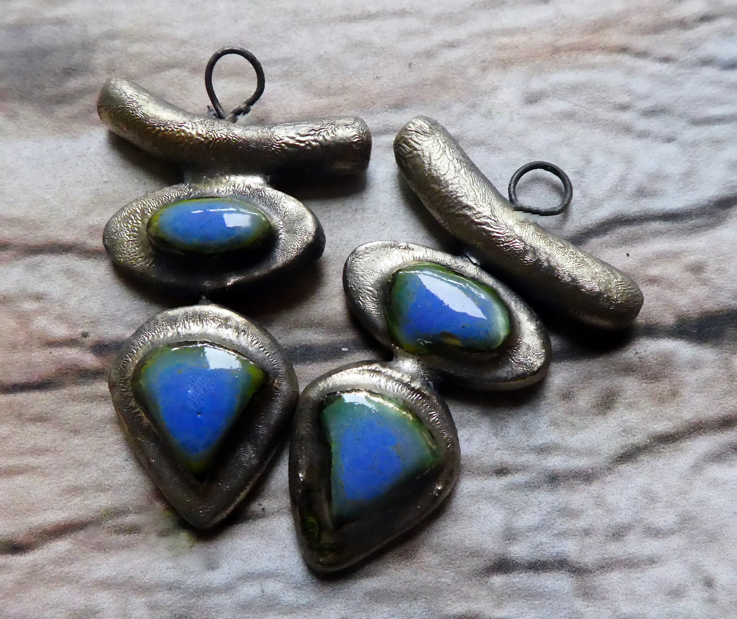 Ceramic Moulded Goddess Stack Charms -Ohio