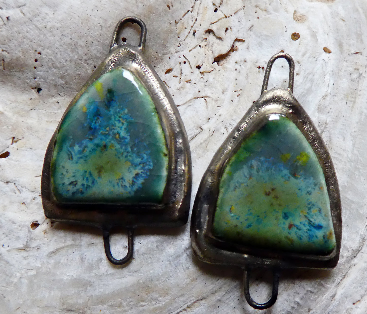 Ceramic Moulded Arch Connectors - Mountain Moss