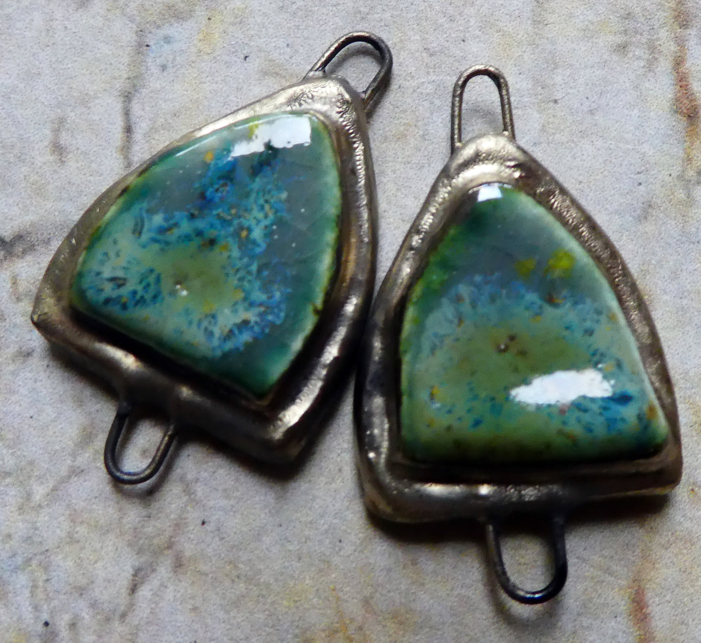 Ceramic Moulded Arch Connectors - Mountain Moss