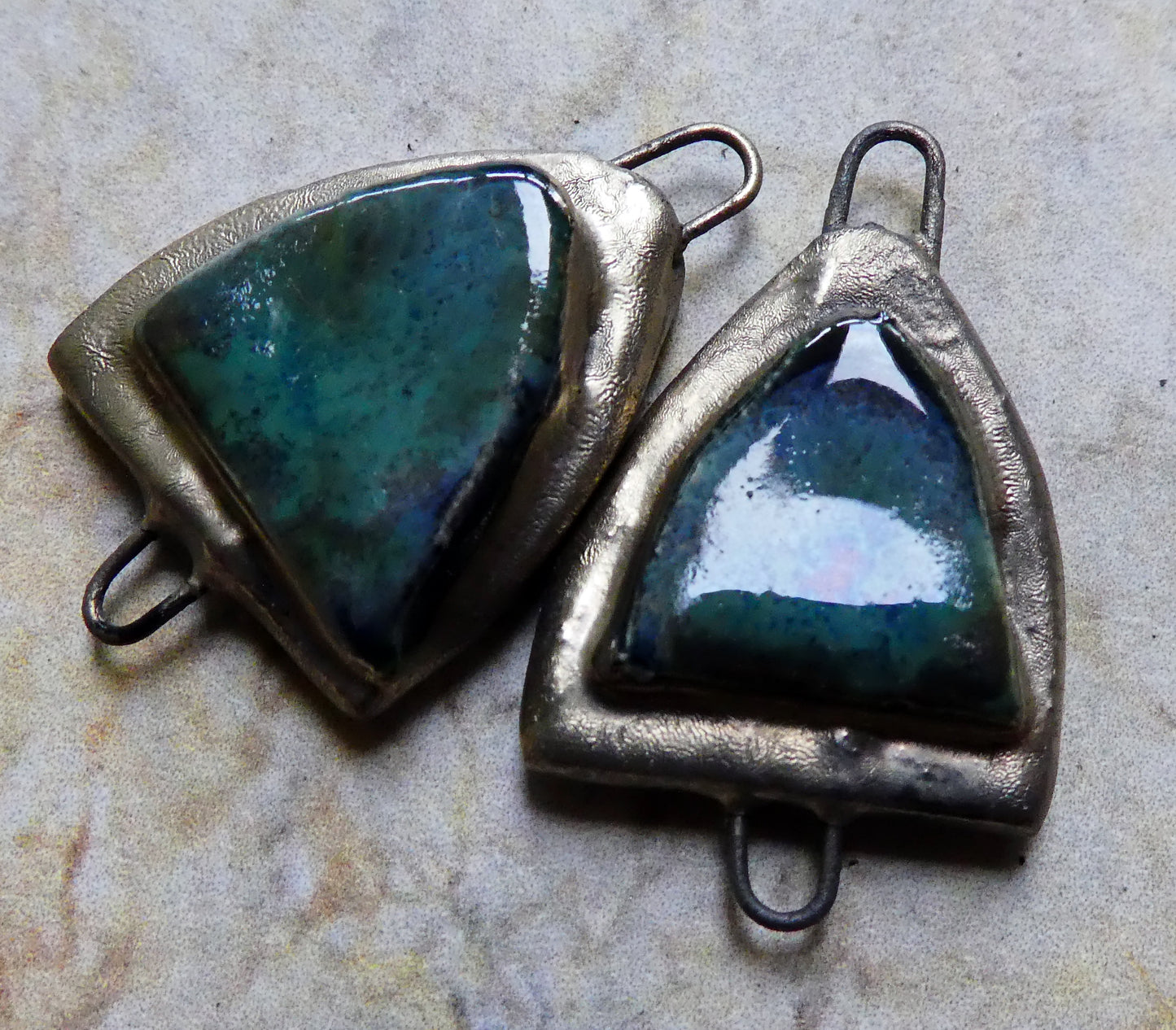 Ceramic Moulded Arch Connectors - Obsidian