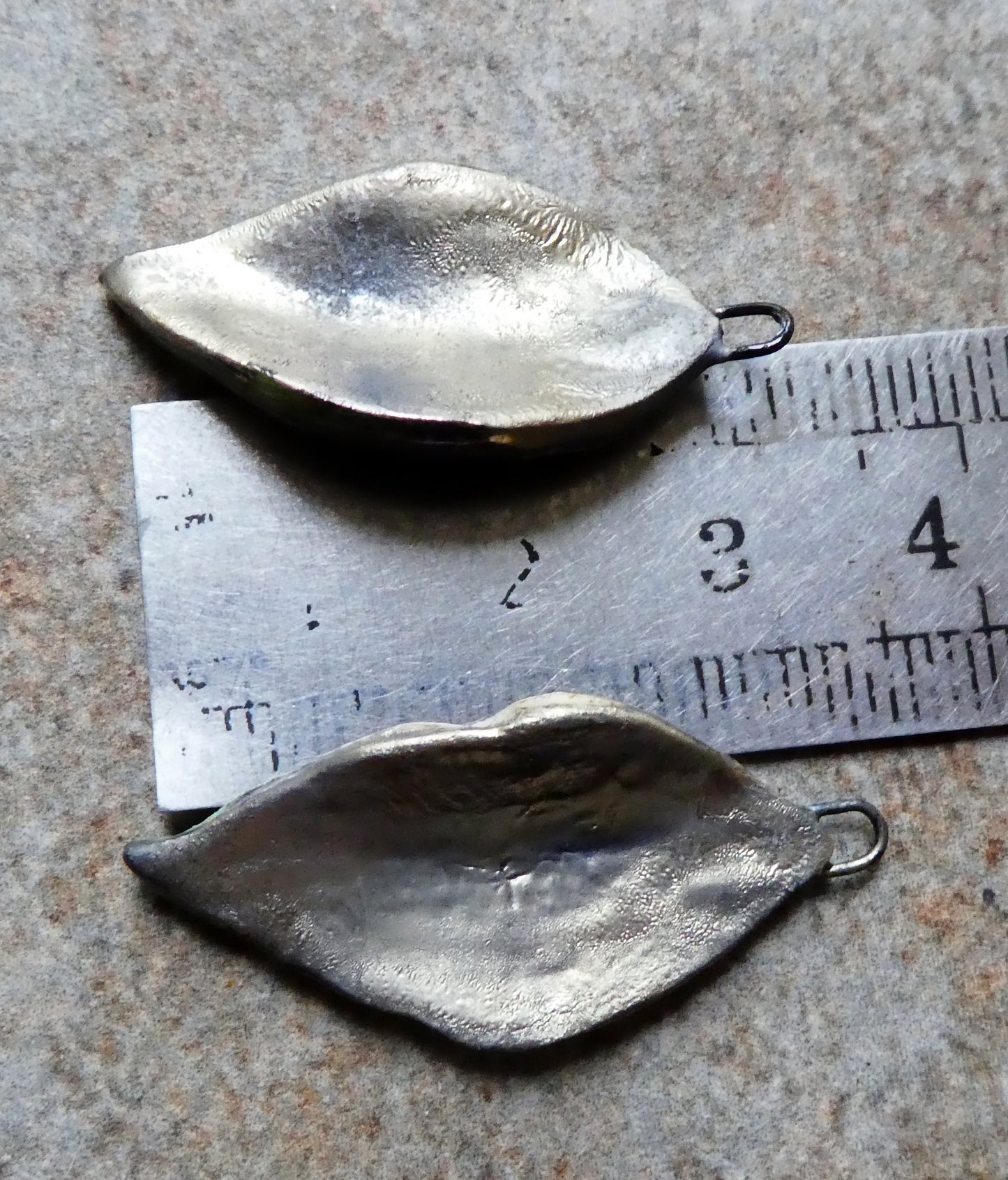 Ceramic Super Slim Autumn Leaf Charms #9