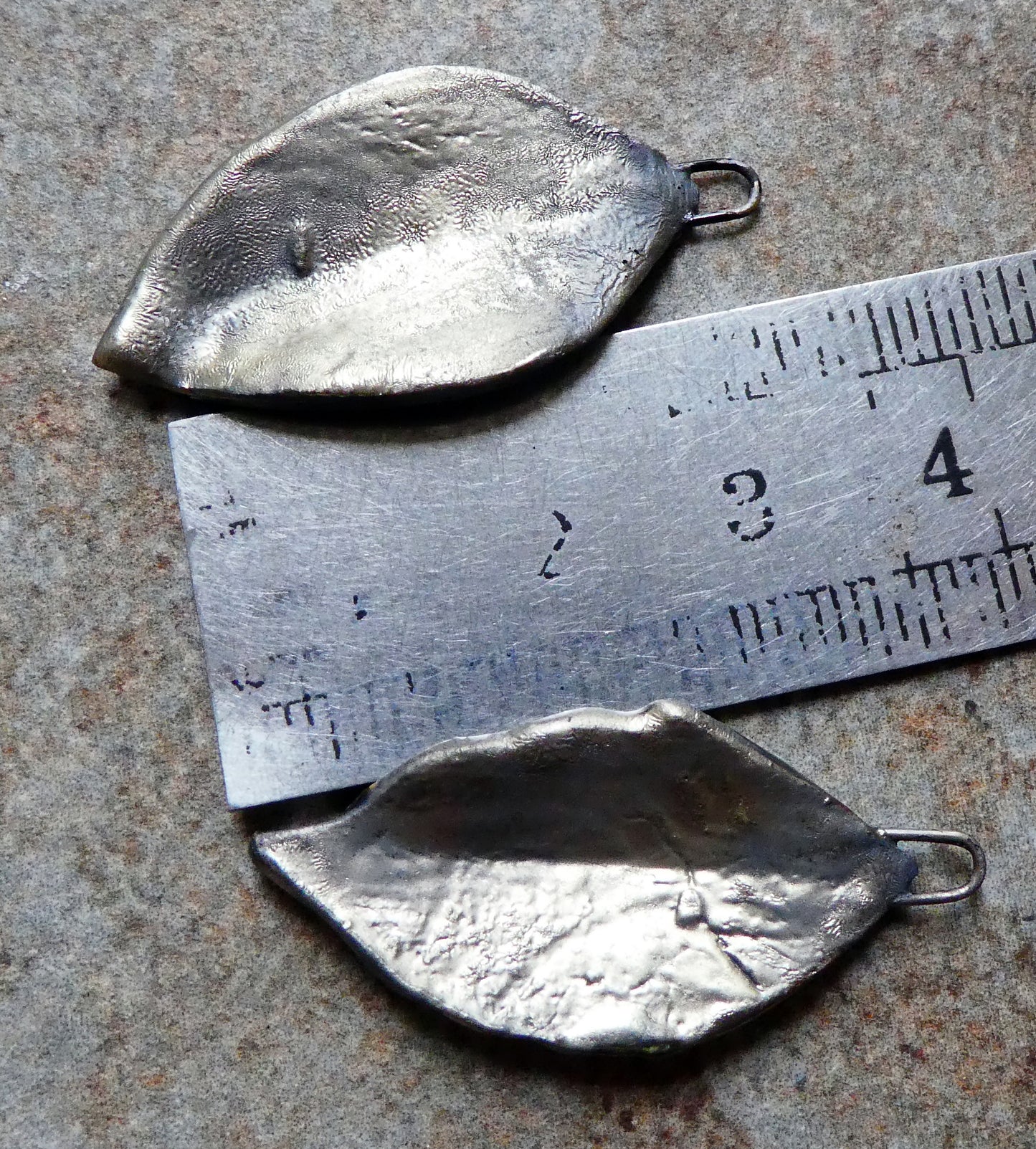 Ceramic Super Slim Autumn Leaf Charms #10