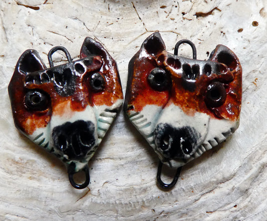 Ceramic Fox Face Connectors