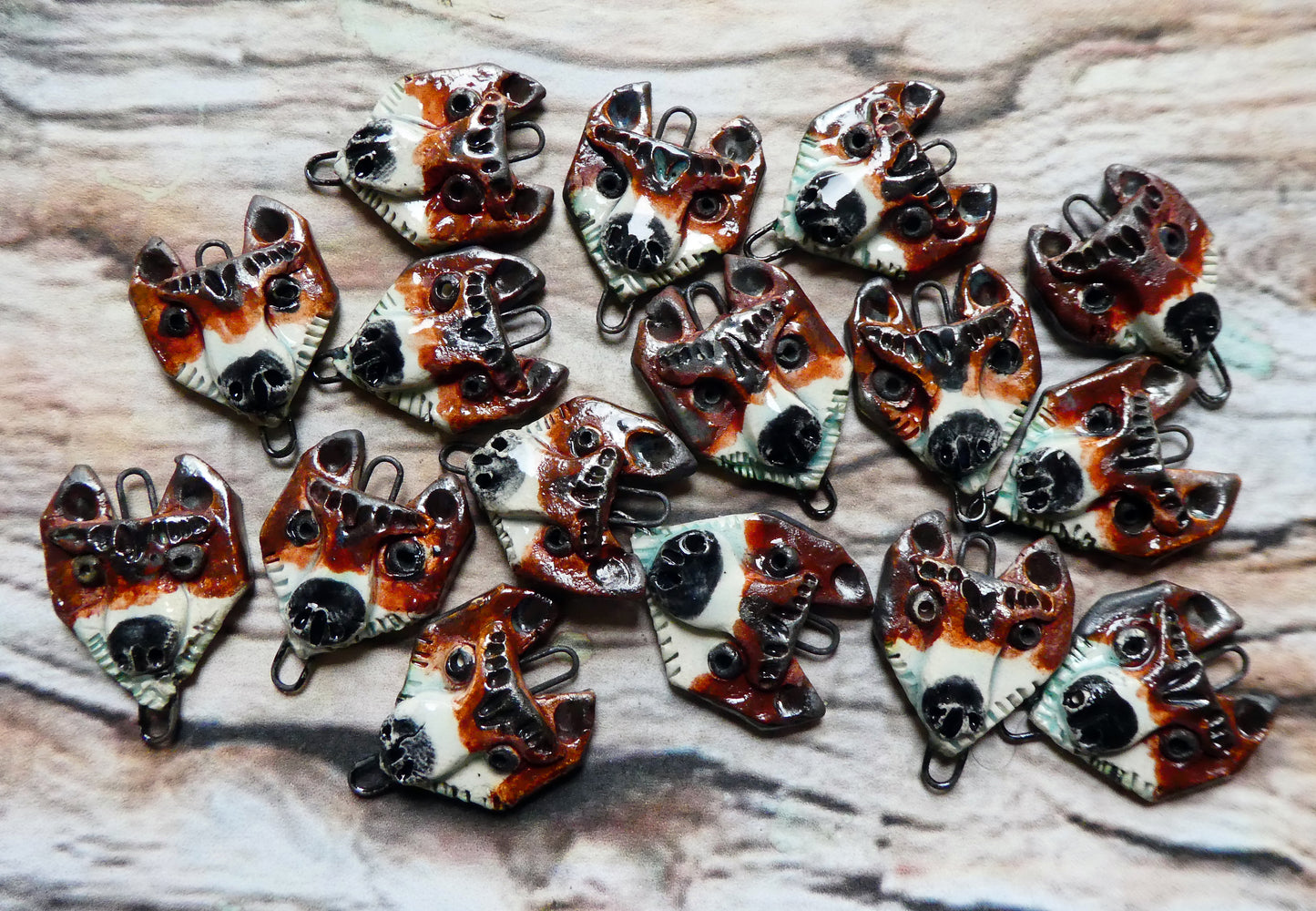 Ceramic Fox Face Connectors