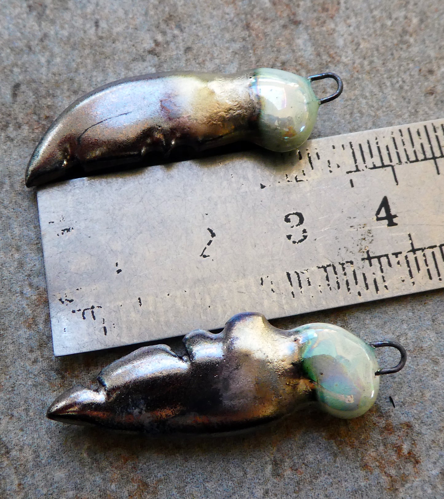 Ceramic Decker's Blade Charms -Gloria