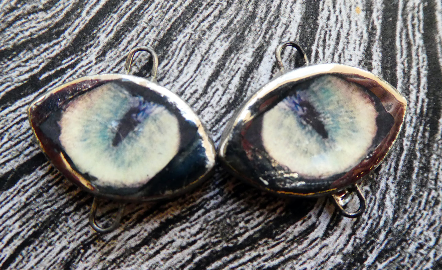 Ceramic Cats Eyes Decal Connectors #1