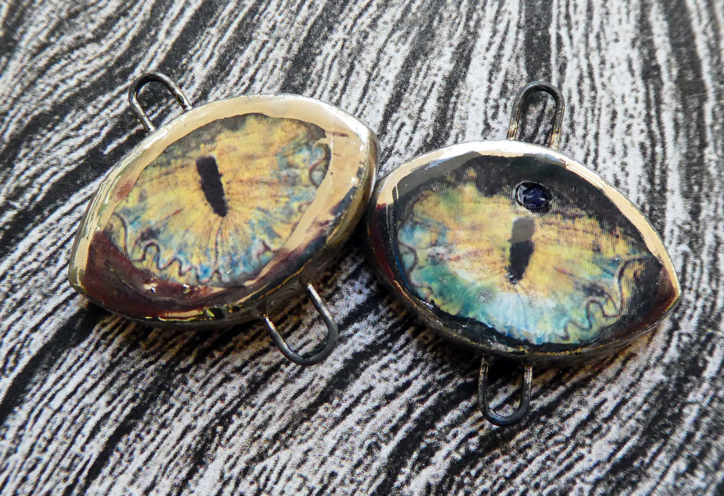 Ceramic Cats Eyes Decal Connectors #2