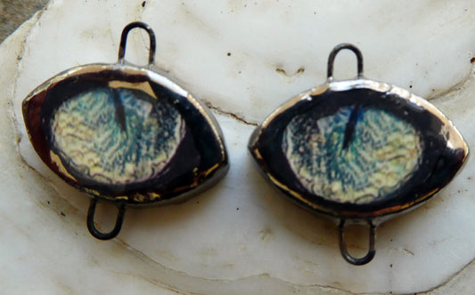 Ceramic Cats Eyes Decal Connectors #3