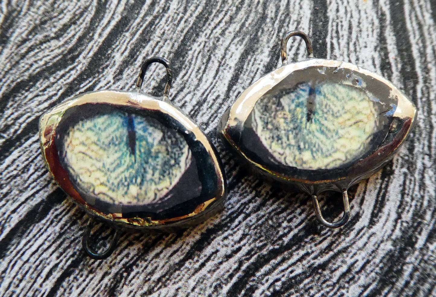 Ceramic Cats Eyes Decal Connectors #3