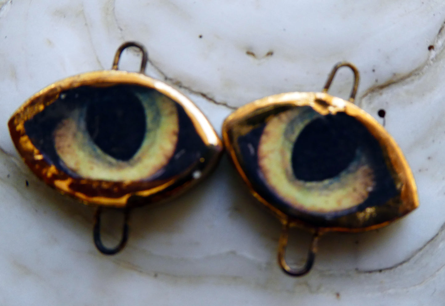 Ceramic Cats Eyes Decal Connectors #5