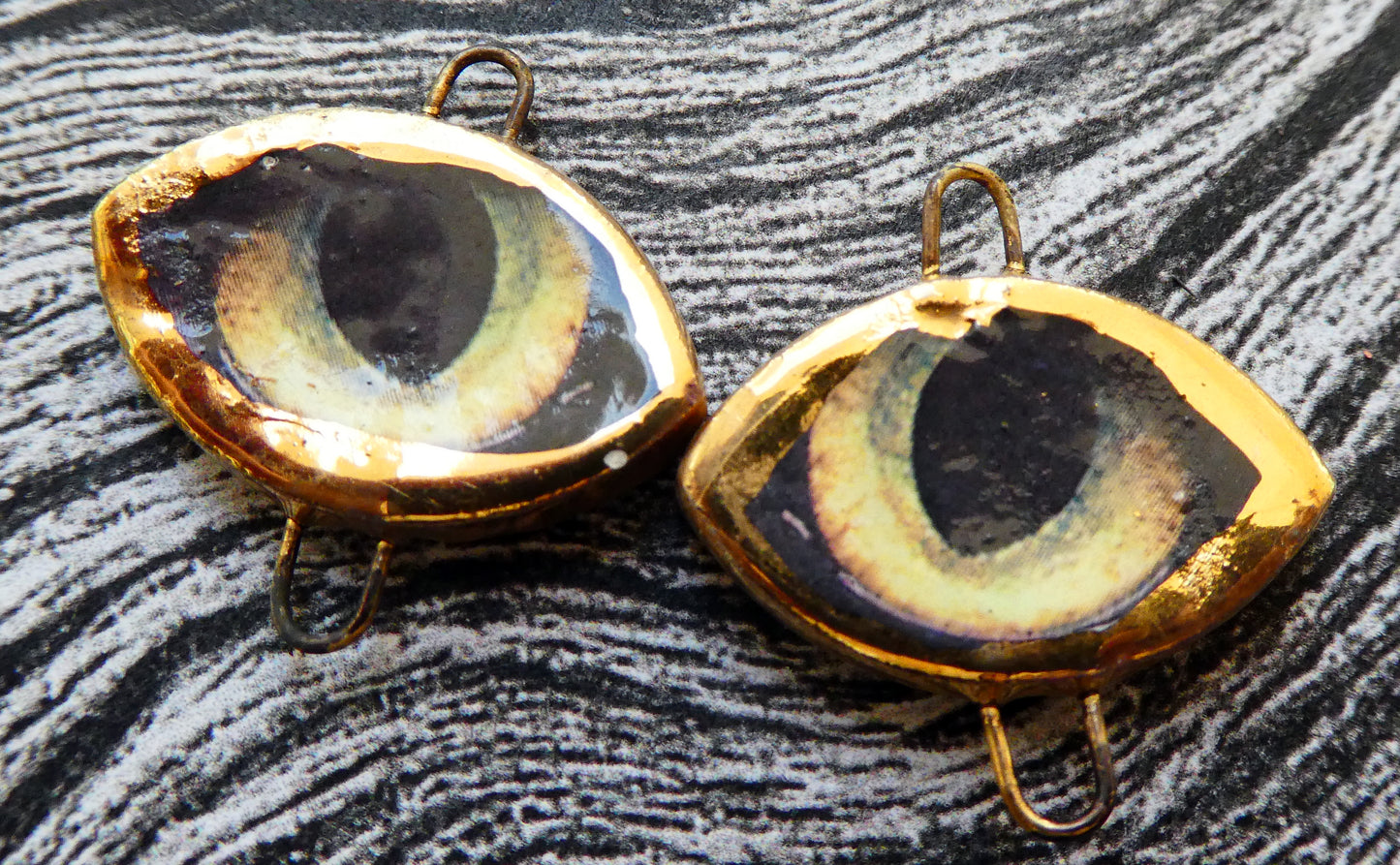 Ceramic Cats Eyes Decal Connectors #5