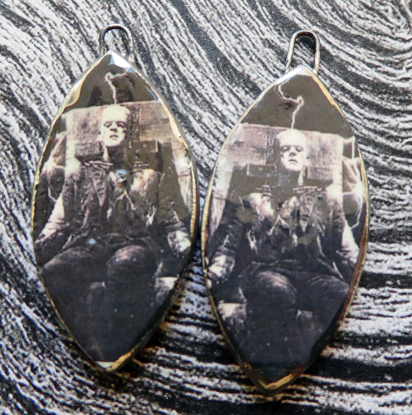 Ceramic Frankenstein Monstor Decal Charms