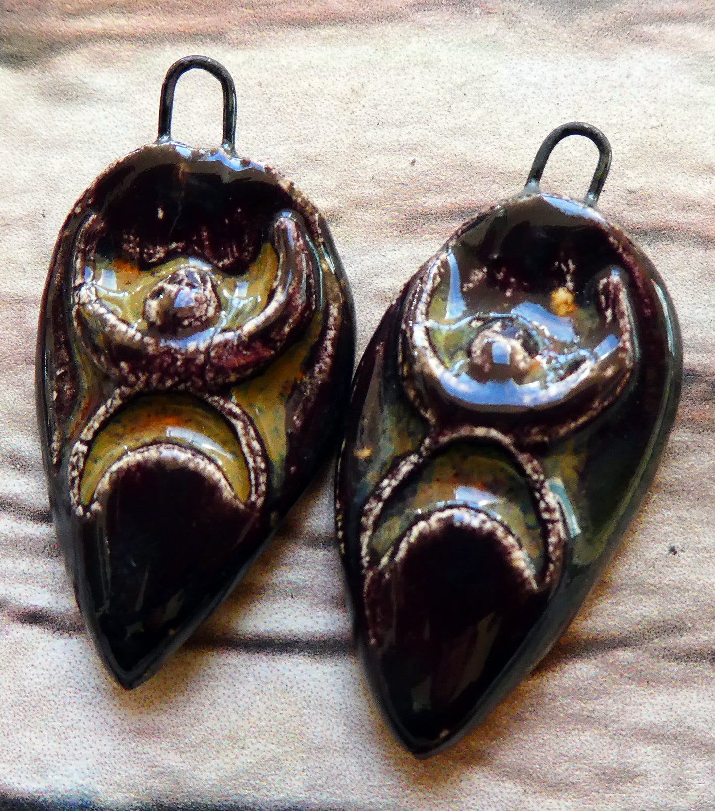 Ceramic Goddess Charms - Ironstone