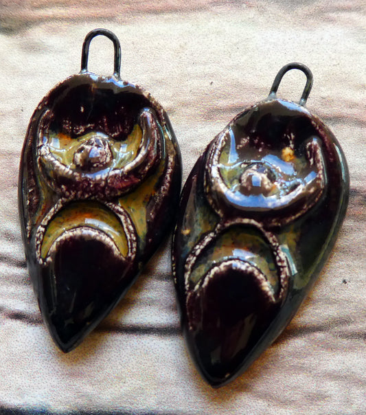 Ceramic Goddess Charms - Ironstone