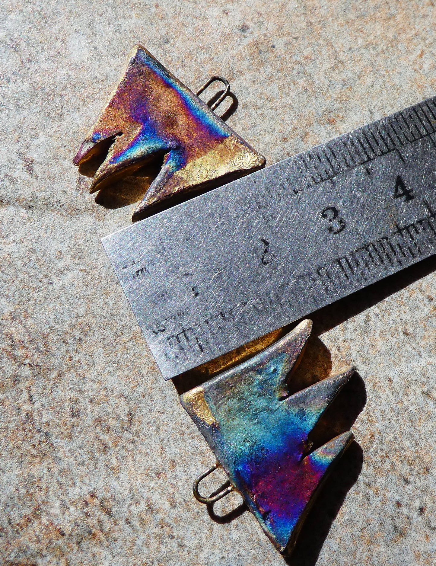 Ceramic Witch Decal Earring Charms#6