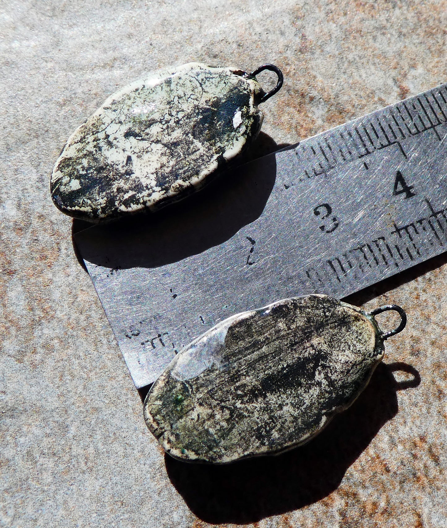 Ceramic Spooky Spider Charms #4