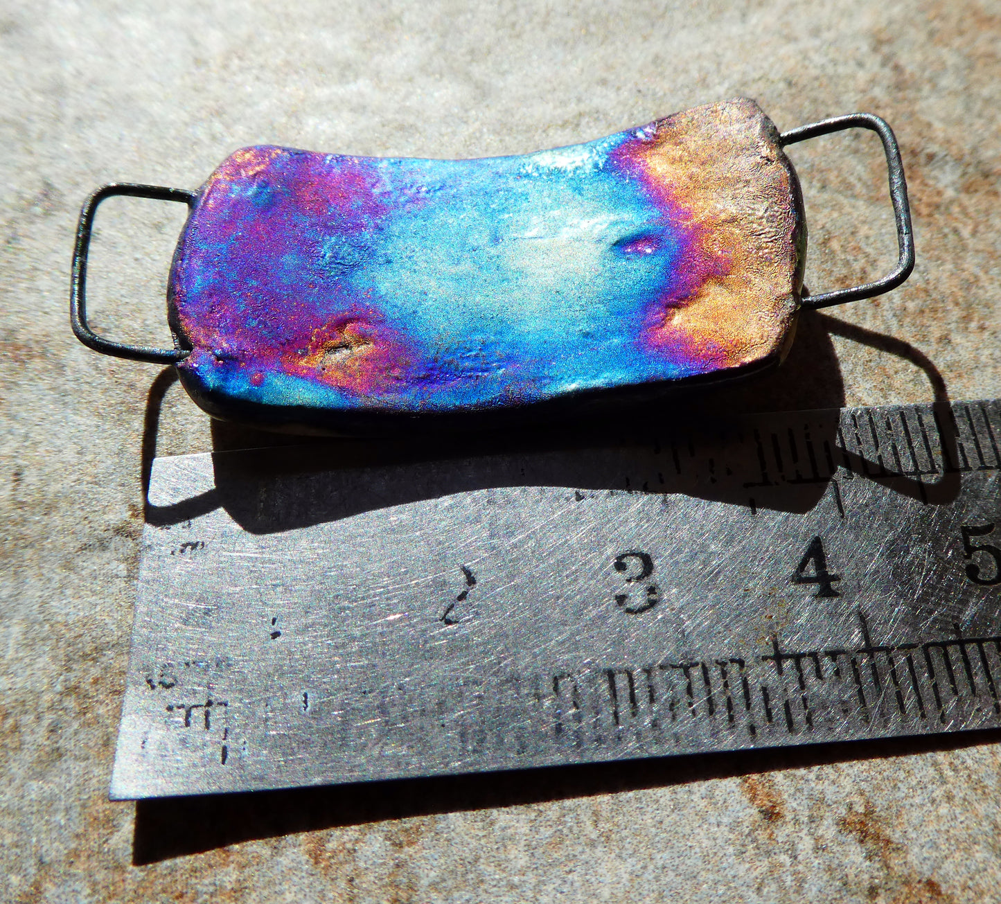 Ceramic Deathshead Moth Decal Bracelet Focal#1