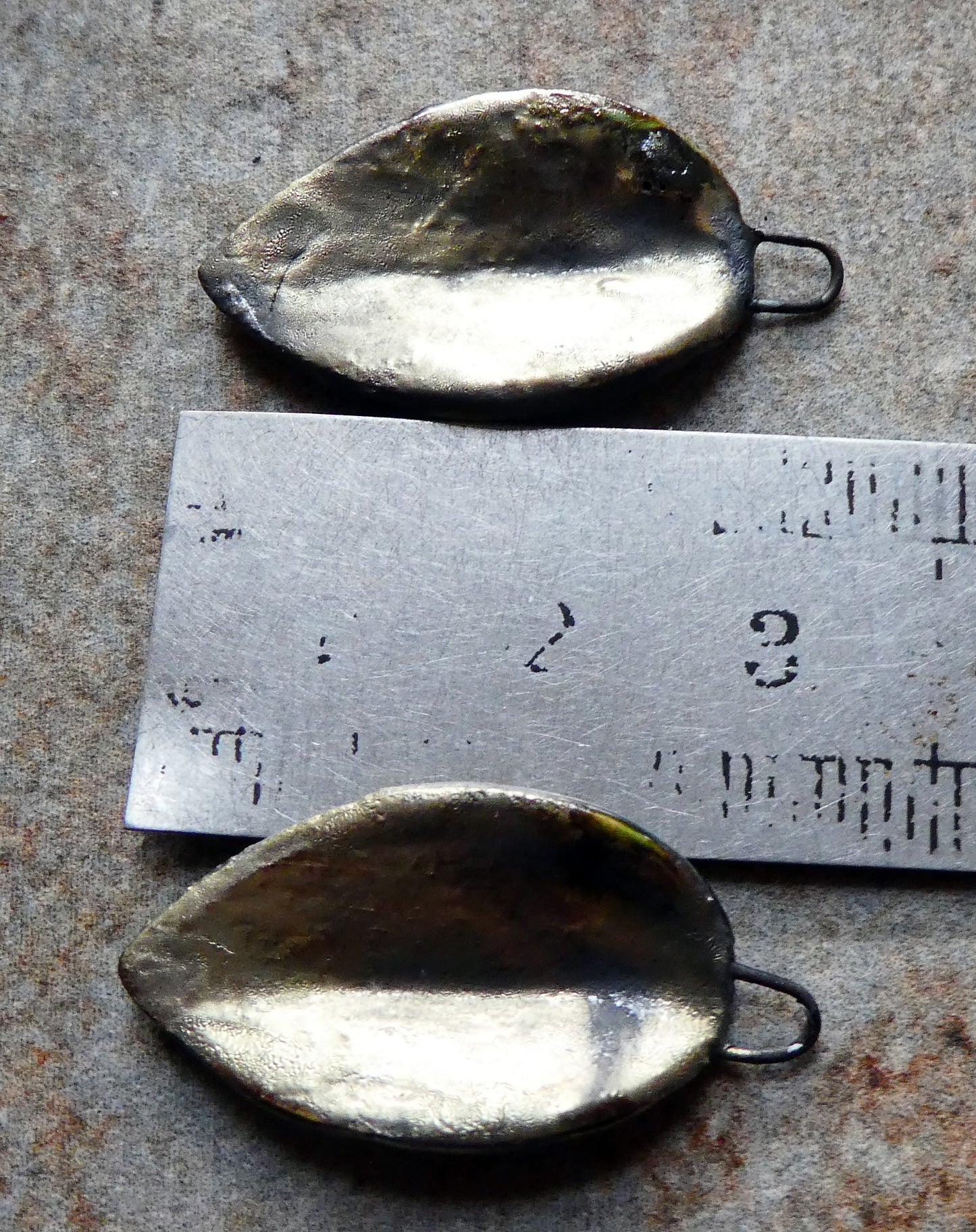 Ceramic Super Slim Autumn Leaf Charms #13