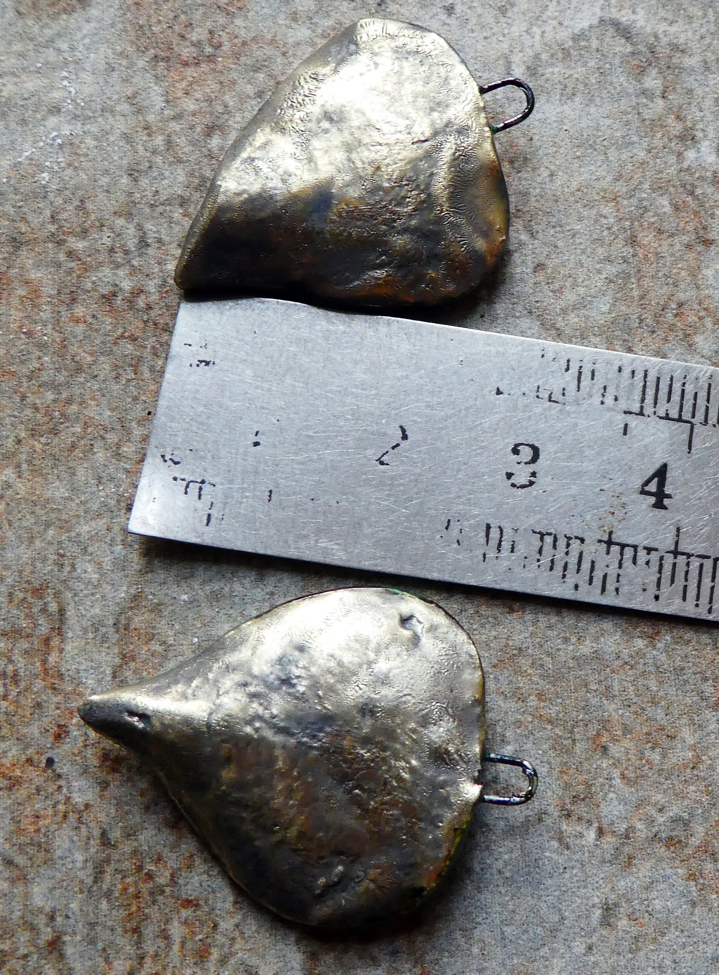 Ceramic Super Slim Autumn Leaf Charms #22