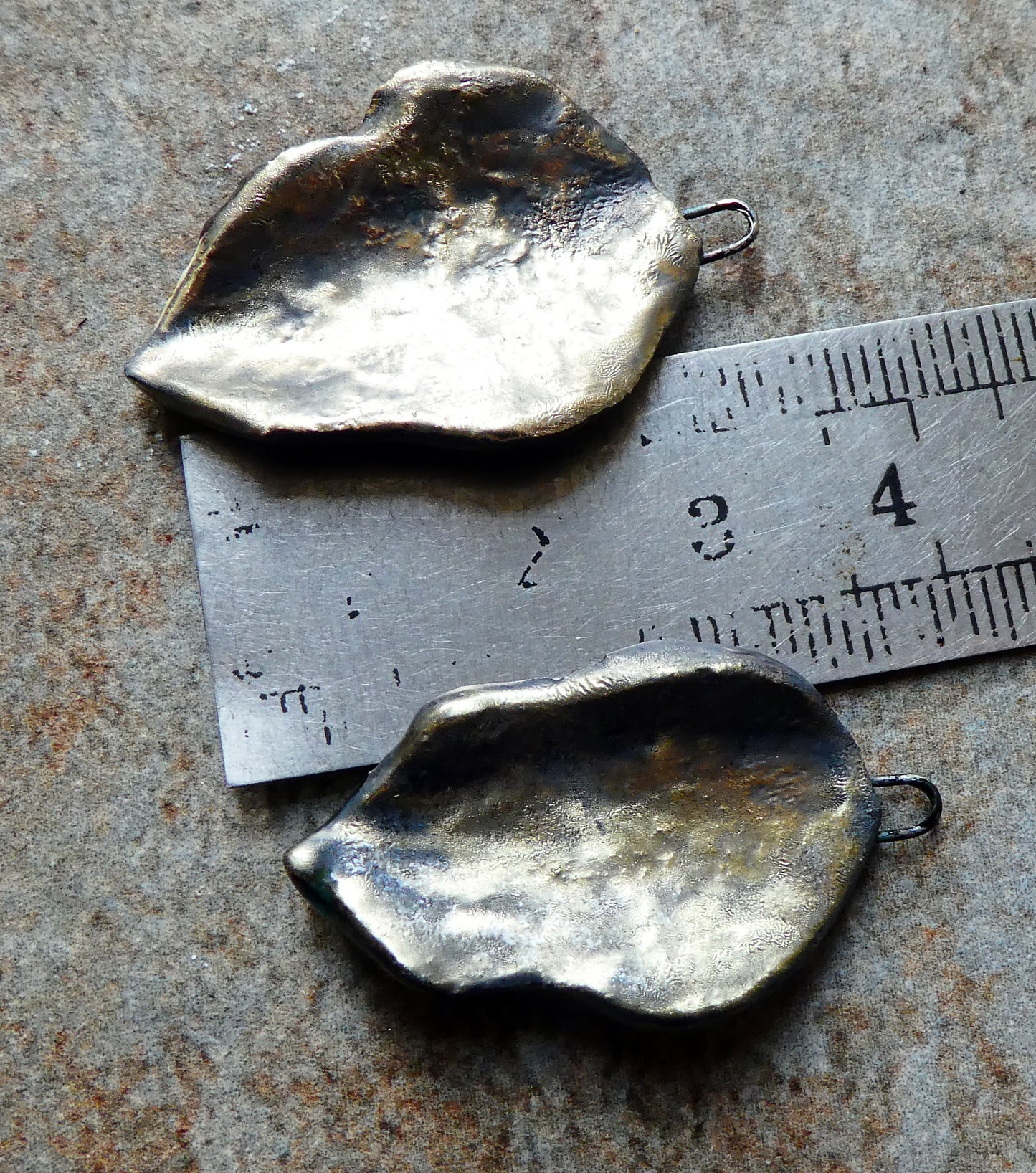 Ceramic Super Slim Autumn Leaf Charms #23