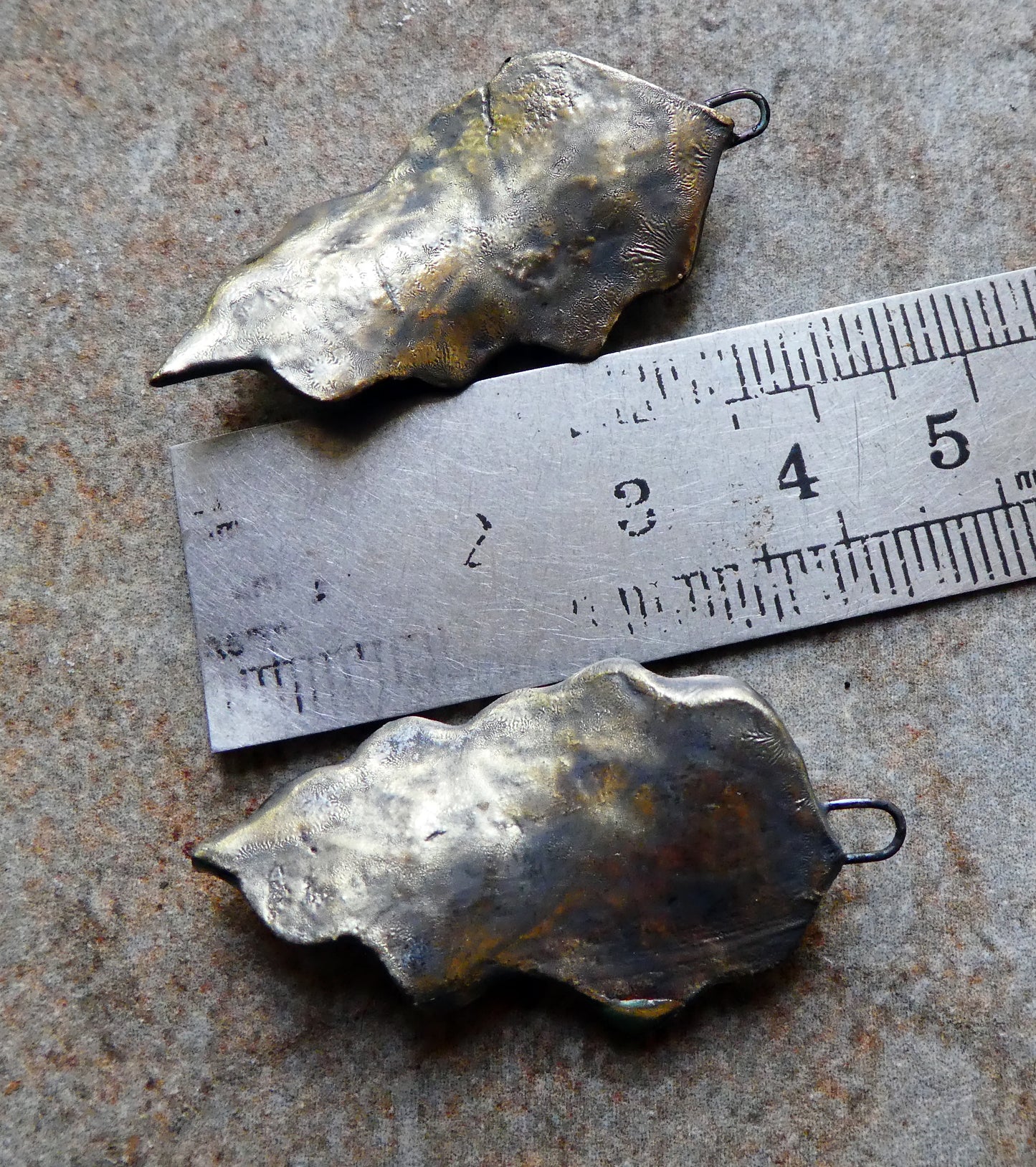 Ceramic Super Slim Autumn Leaf Charms #36