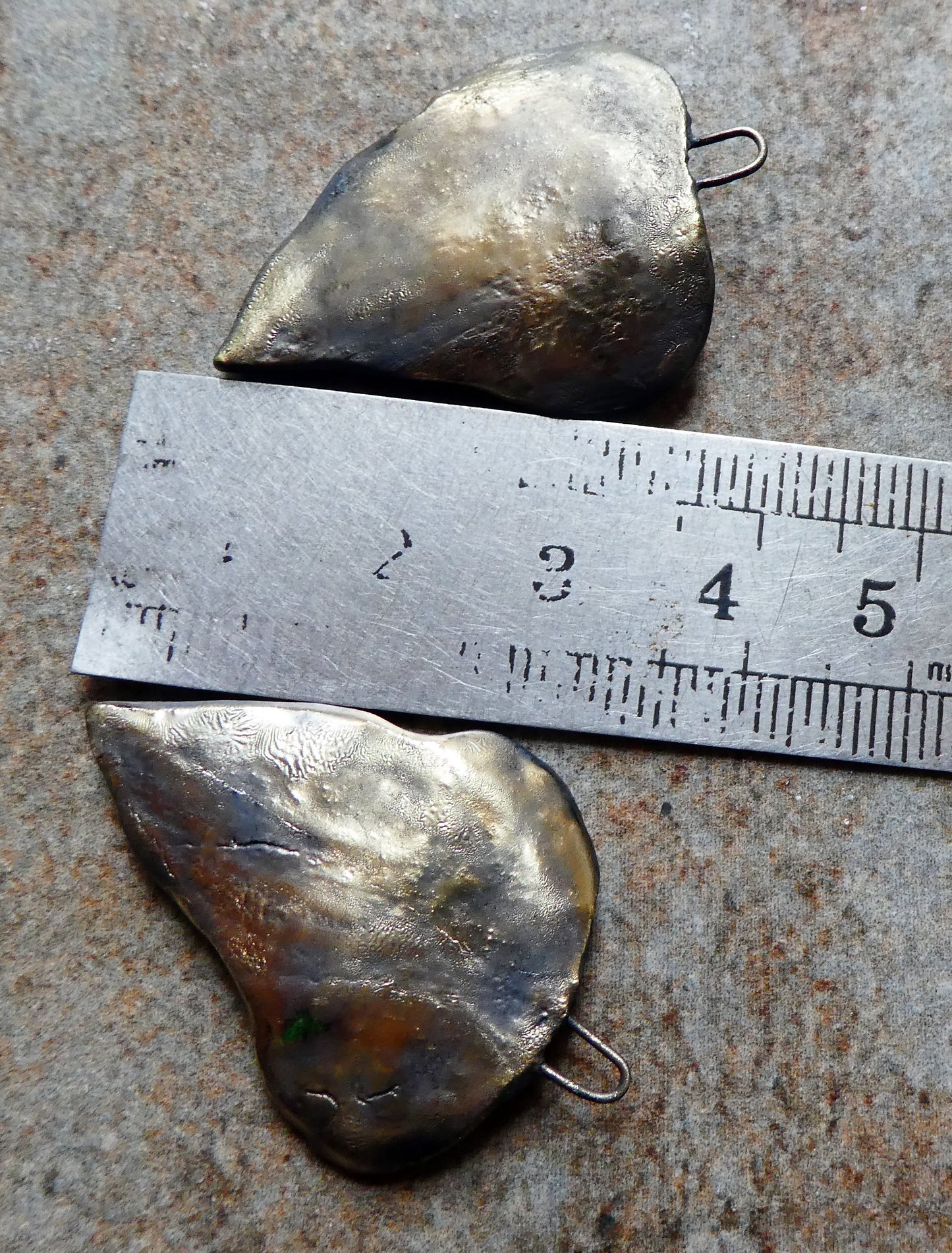 Ceramic Super Slim Autumn Leaf Charms #44