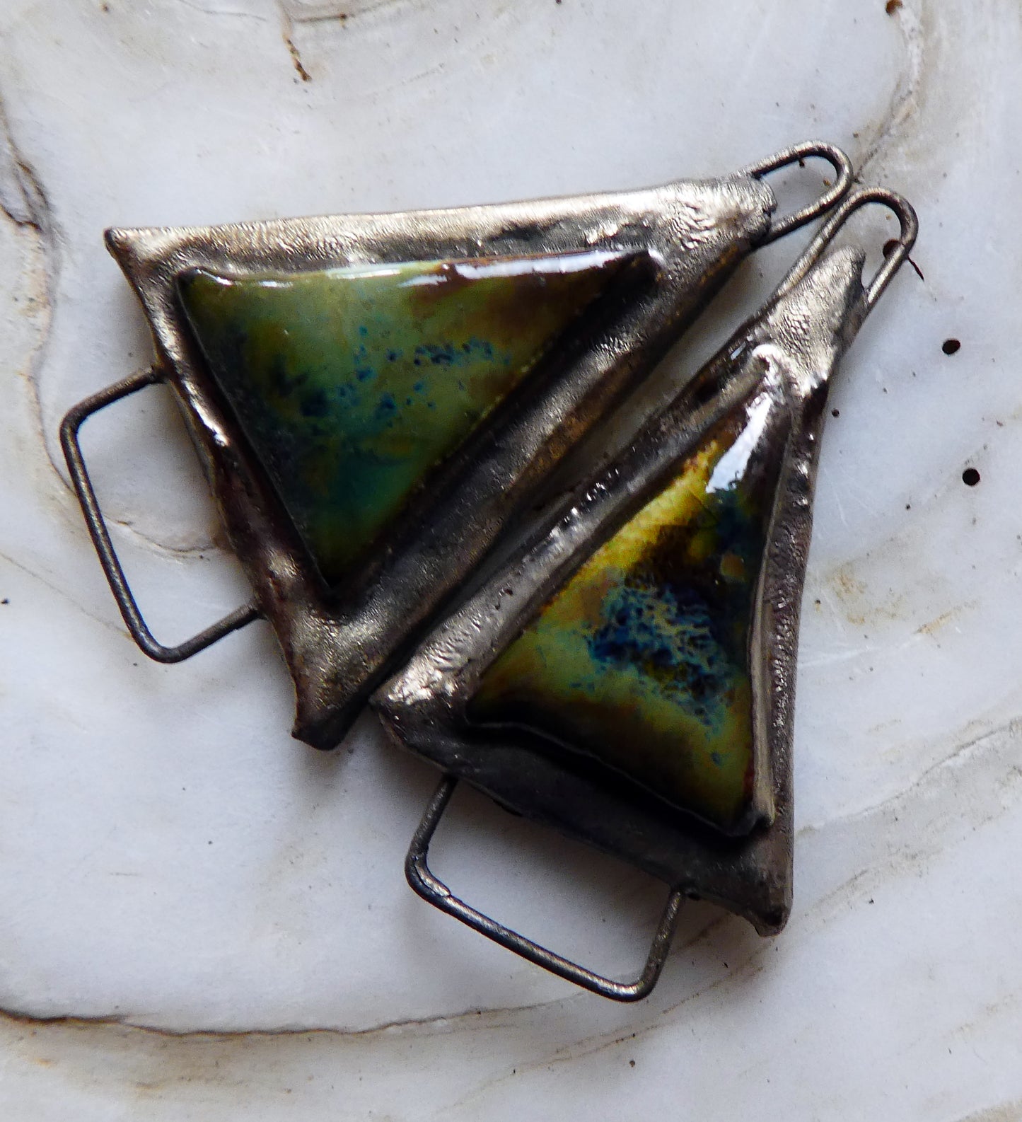 Ceramic  Moulded Christmas Tree Connectors - Pagoda