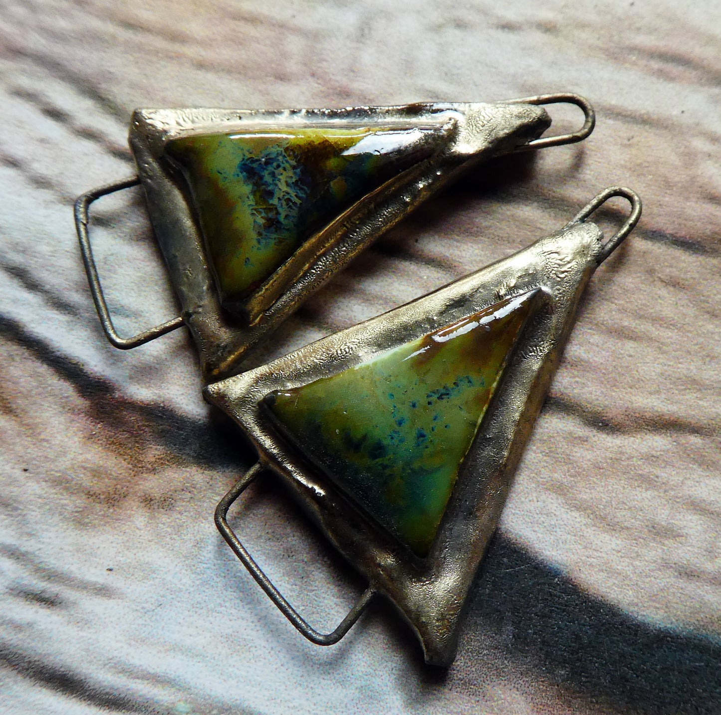 Ceramic  Moulded Christmas Tree Connectors - Pagoda