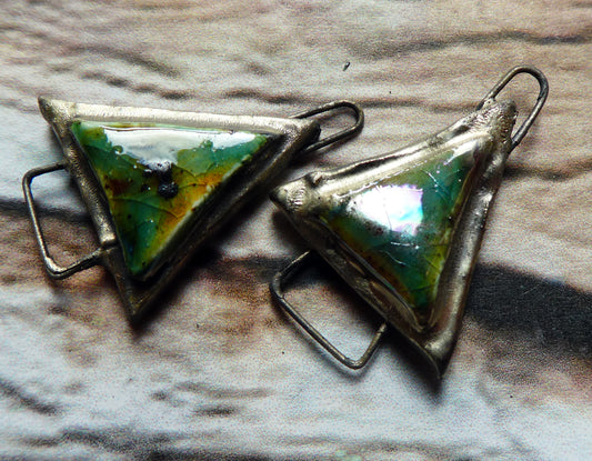 Ceramic  Moulded Christmas Tree Connectors - Lotus Blossom