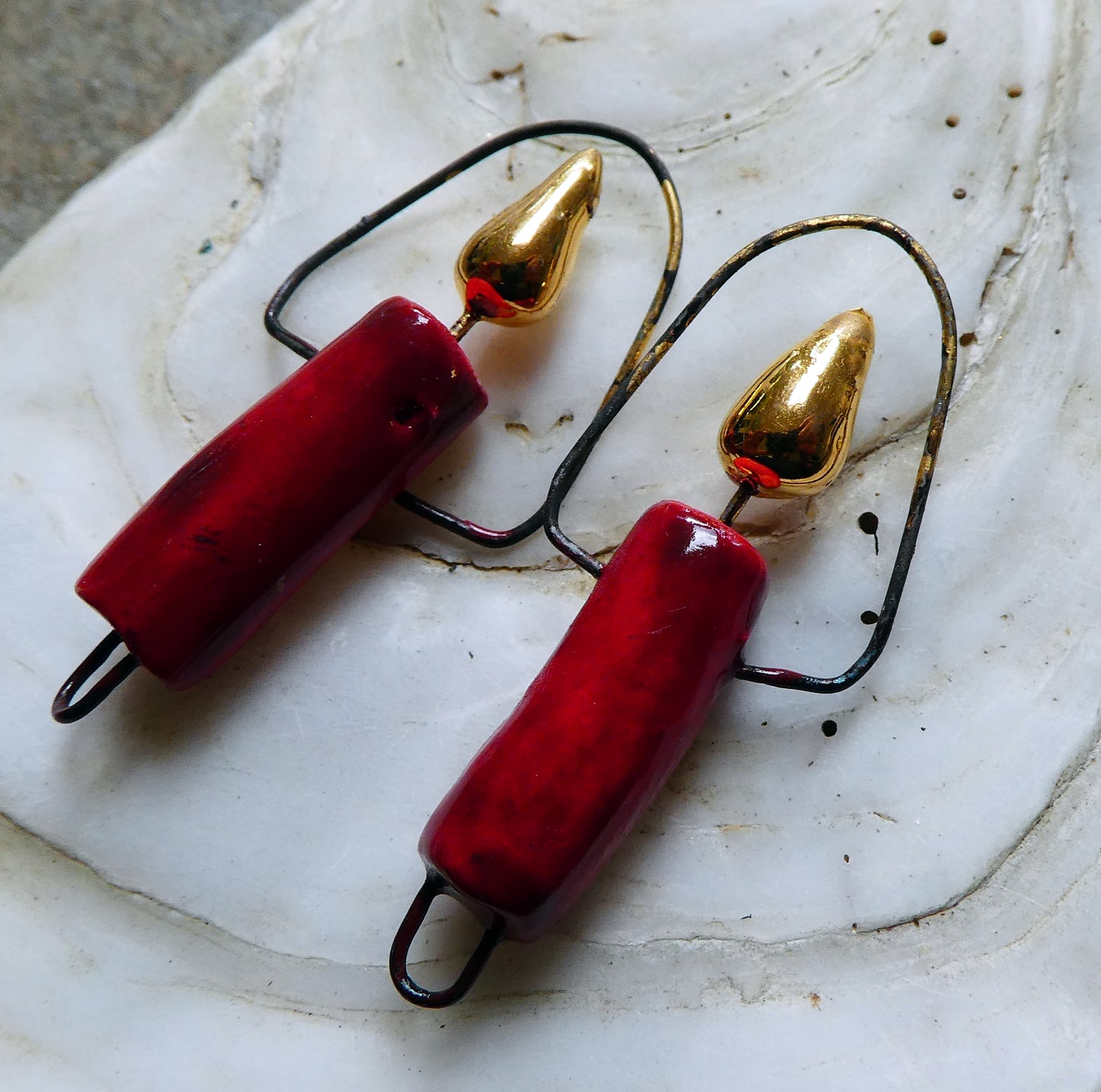 Ceramic Christmas Candle Connectors