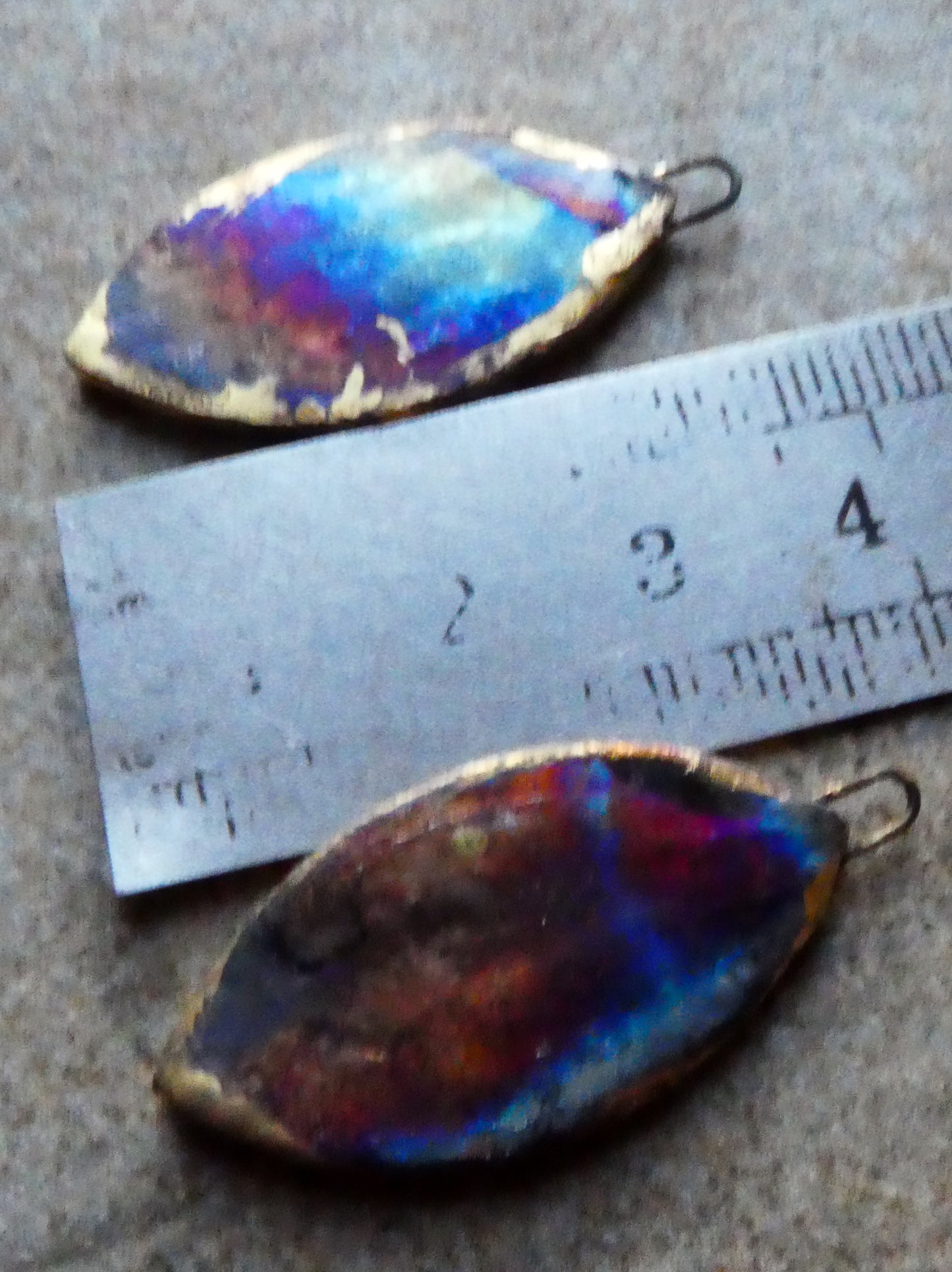 Ceramic Wintery Decal Charms #8