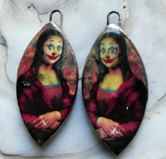 Ceramic Mona Decal Charms