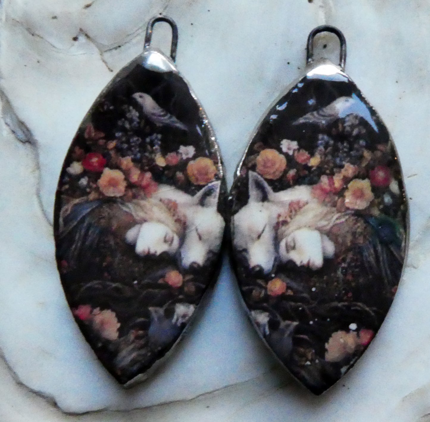 Ceramic Fairy Tale Decal Charms #2