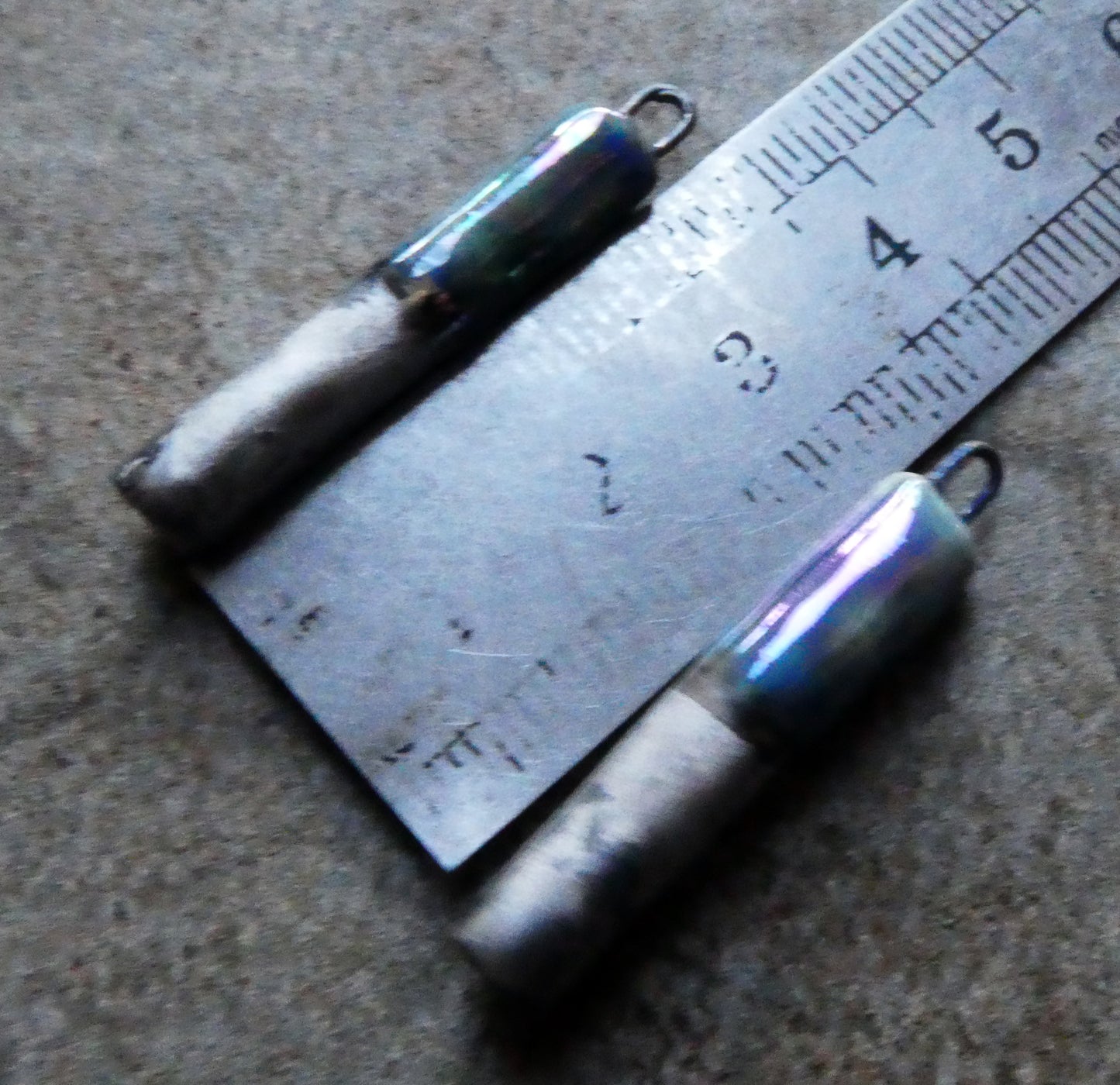 Ceramic Lustrous Shimmer Sticks - Soft Blue