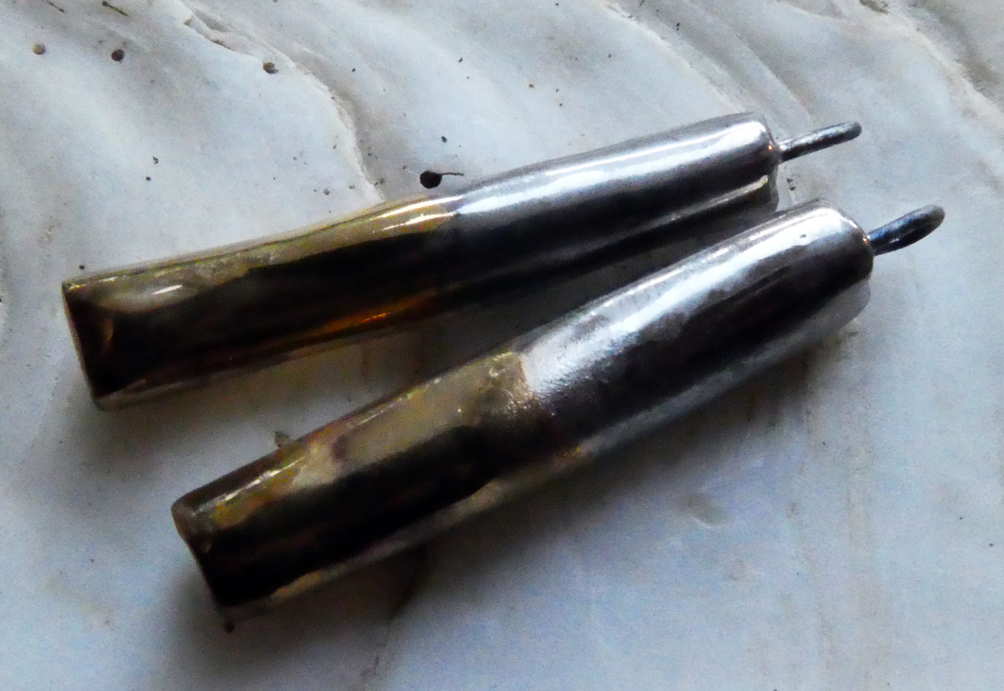 Ceramic Lustre Sticks - Gold and Platinum