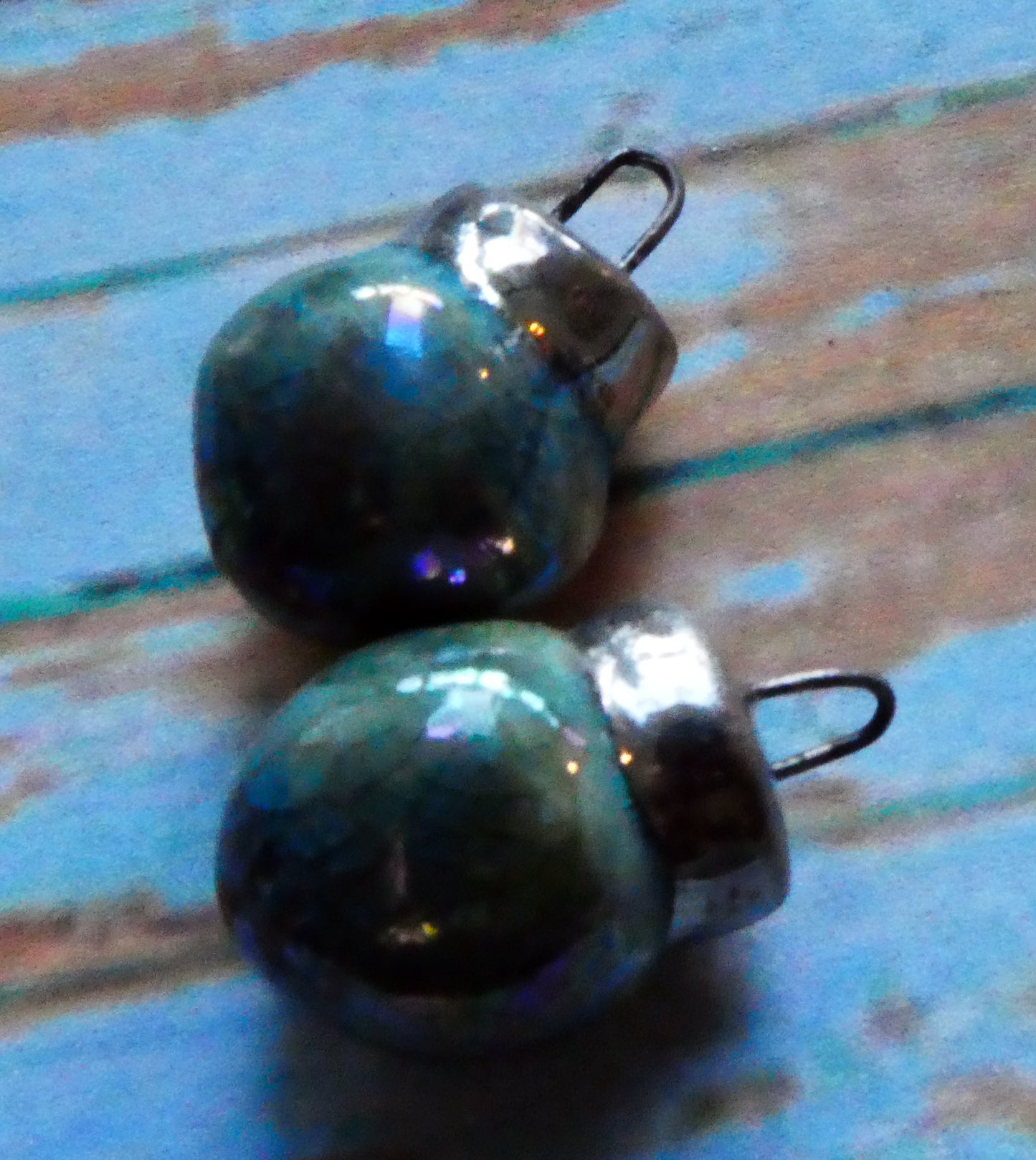 Ceramic Bauble Charms - Oriental Blue