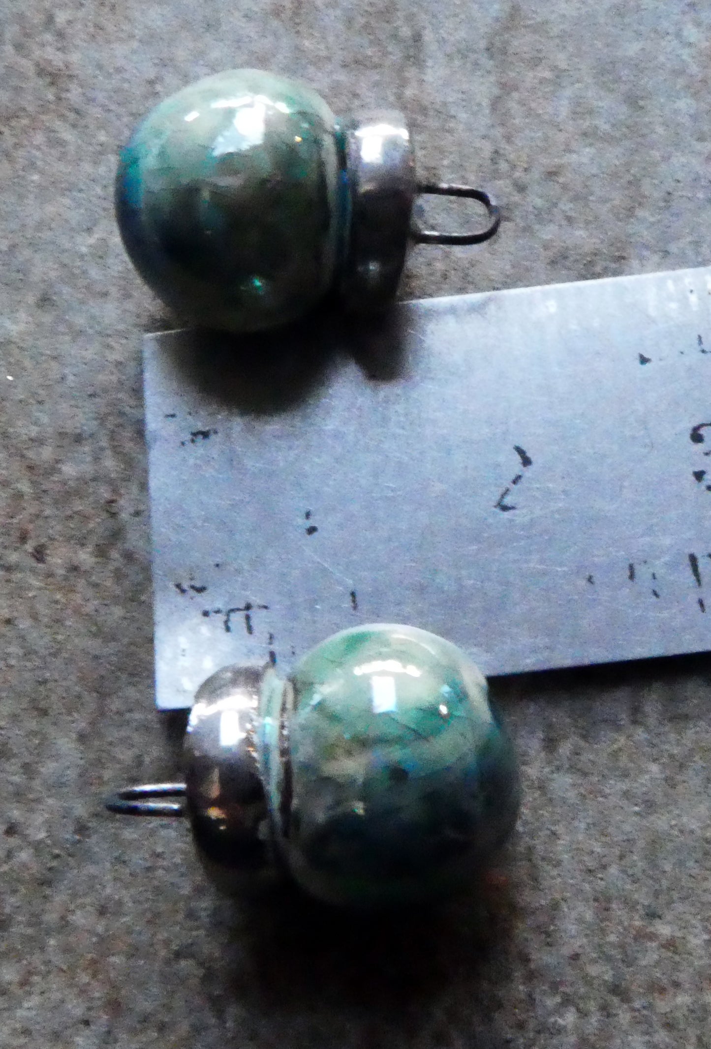 Ceramic Bauble Charms - Neptune